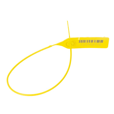 Pull - Metal Insert Plastic Security Seal With Tear Off (Yellow)